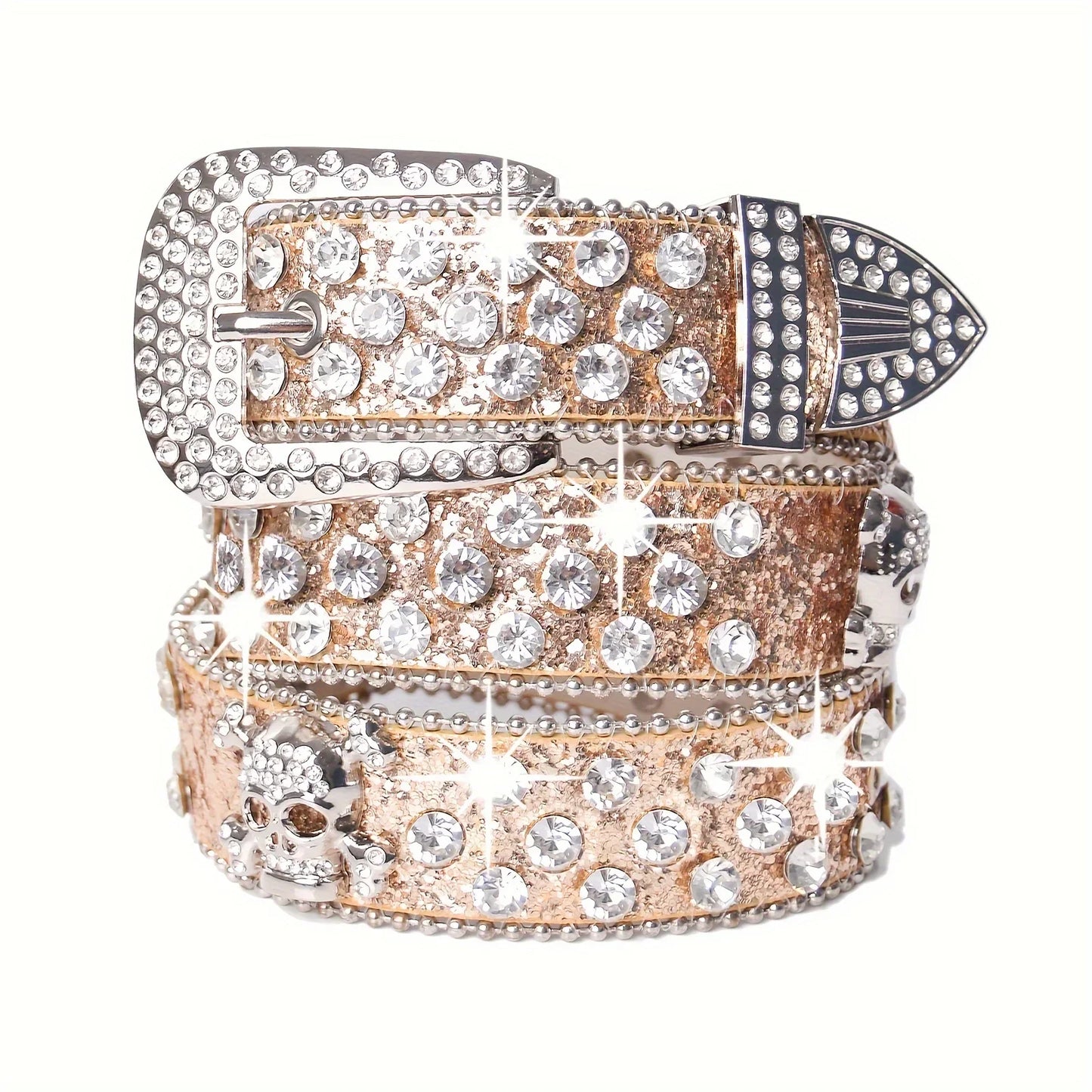 Skull Bling Belt