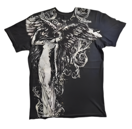 Polera Affliction Angel Black