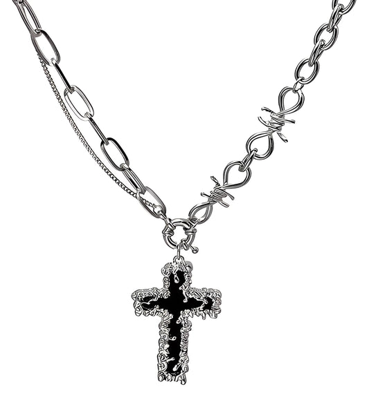 Collar Cross Punk