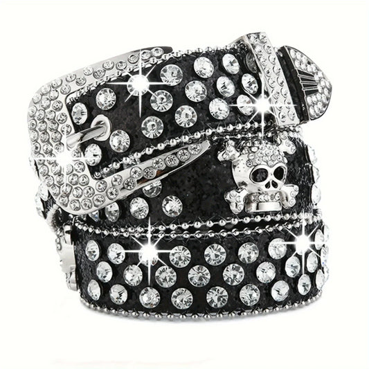Skull Bling Belt